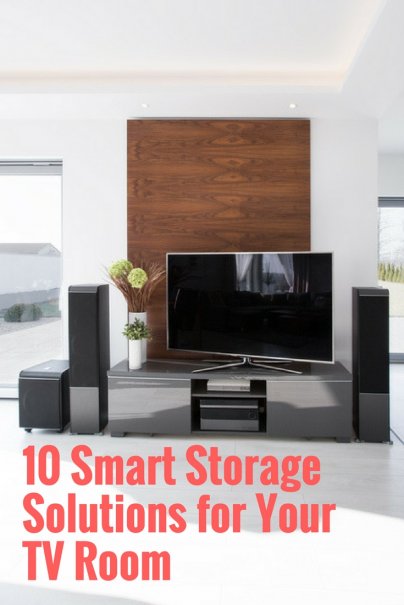 Jaime is a shopping fanatic who loves pottery barn. 10 Smart Storage Solutions for Your TV Room